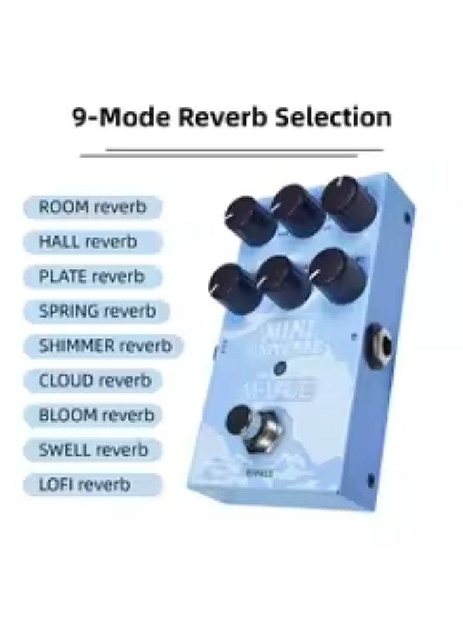 ام- فيفي دواسة تأثيرات جيتار M-VAVE Mini Universe، دواسة صدى رقمي، مؤثر صدى رقمي، واختيار 9 أوضاع للصدى - Image 3